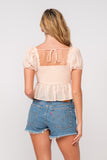 Front Tie Crop - Greige Goods