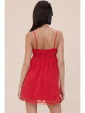 Polka Dot Swing Mini Dress - Greige Goods