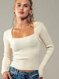 Knit Long Sleeve - Greige Goods