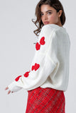 Heart Knit Cardigan - Greige Goods