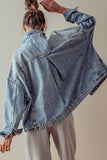 Denim Button Up Jacket - Greige Goods