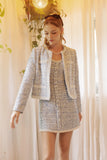 Embellished Tweed Jacket - Greige Goods