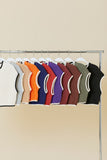 Boxy Sweater Top With Contrast Detail - Greige Goods