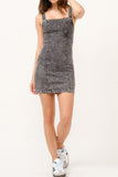 Wash Denim Mini Dress - Greige Goods