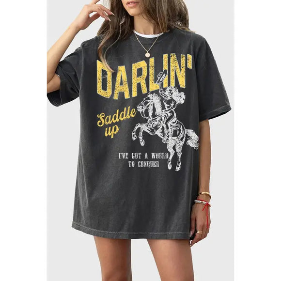 Darlin Saddle Up Tee