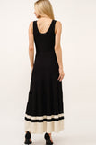 Contrast Knit Dress - Greige Goods
