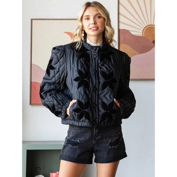 Floral Quilted Jacket