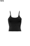Double Layer Crop Cami - Greige Goods