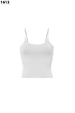 Double Layer Crop Cami - Greige Goods
