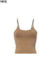 Double Layer Crop Cami - Greige Goods