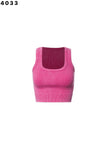Thick Rib Washed Crop Tank - Greige Goods