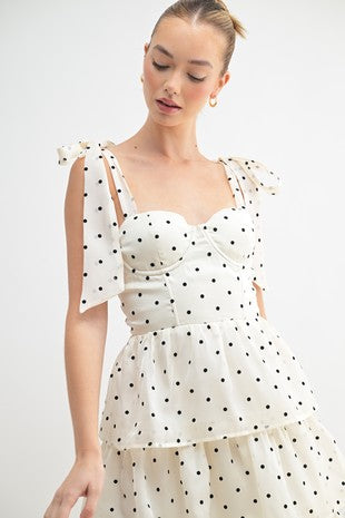 Polka Dot Midi Dress
