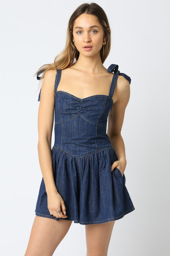 Paige Denim Romper - Greige Goods