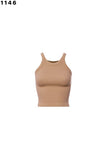 Ribbed Bias Cami - Greige Goods