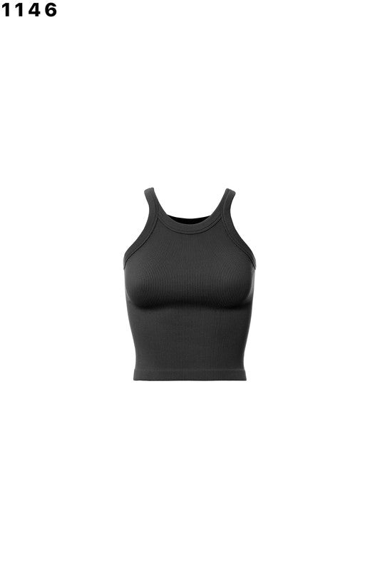 Ribbed Bias Cami