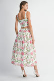 Floral Top & Skirt Set