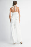 Halter Neck Top & Pants Set