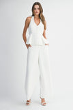 Halter Neck Top & Pants Set