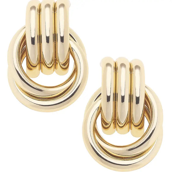 Goldie vintage Knot Earrings - Greige Goods