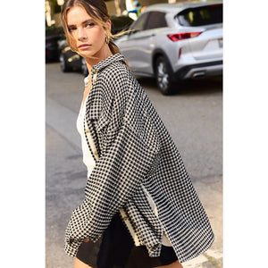 Waffle Button Down - Greige Goods