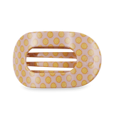 Teletie Flat Round Clip - Greige Goods