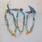 Scarf Charm Necklace - Greige Goods