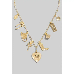 Western Charm Necklace - Greige Goods