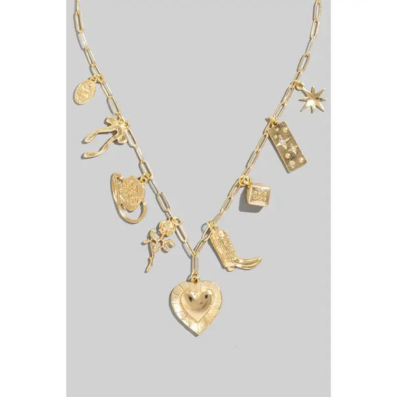 Western Charm Necklace - Greige Goods