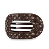 Teletie Flat Round Clip - Greige Goods