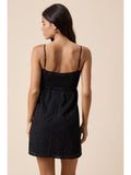 Eyelet Mini Dress