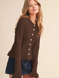 Little Details Cardigan - Greige Goods