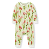 Luxe Stretch Zip Romper - Greige Goods