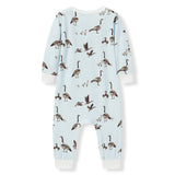 Luxe Stretch Zip Romper - Greige Goods