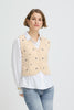 Bynadika Emb Vest - Greige Goods