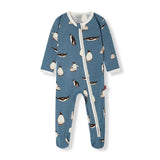 Luxe Stretch Zip Romper - Greige Goods