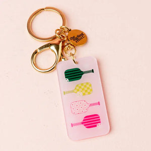 Pickleball Acrylic Keychain - Greige Goods