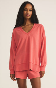 Modern V-Neck Weekender - Greige Goods
