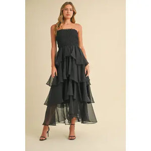 Layered Maxi Dress - Greige Goods