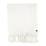 Solid Woven Scarf - Greige Goods