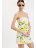 Lemon Fit-in Mini Dress - Greige Goods
