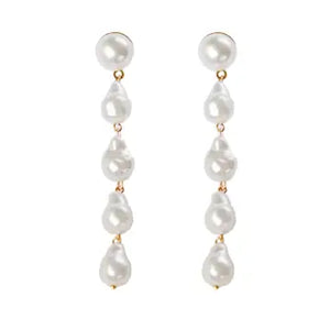 Pearl Drop Earrings - Greige Goods