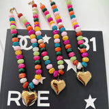 Colorful Heart Necklace