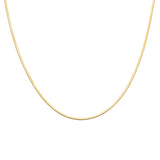 Gold Micro Herringbone Necklace - Greige Goods