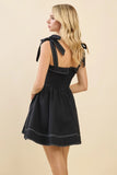 Stretch Denim Mini Dress