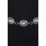 Turquoise Metal Belt - Greige Goods