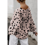 Frill Cuff Blouse - Greige Goods