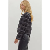 Plaid Tweed Jacket