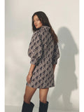 Fall Forecast Dress - Greige Goods