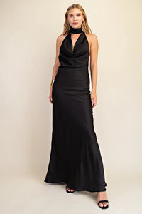 Scarf Effect Drape Dress
