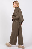 Scuba Top and Pants Set - Greige Goods
